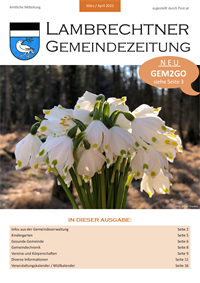 Gemeindezeitung März/April 2023