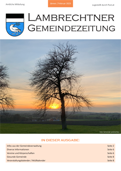 Gemeindezeitung Jänner / Februar 2023